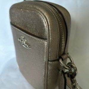 Metallic Gold Coach Purse